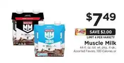 ShopRite Muscle Milk offer