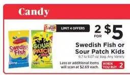 ShopRite Swedish Fish or Sour Patch Kids offer