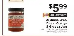 ShopRite Di Bruno Bros. Blood Orange & Grappa Jam offer