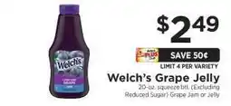 ShopRite Welch’s grape jelly offer