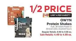ShopRite Owyn Protein Shakes offer