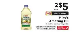 ShopRite Mike's Amazing Oil offer