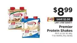 ShopRite Premier Protein Shakes offer