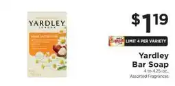 ShopRite Yardley Bar Soap offer