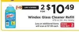ShopRite Windex Glass Cleaner Refill offer