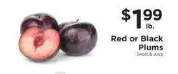 ShopRite Red Or Black Plums offer