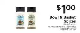 ShopRite Bowl & Basket Spices offer