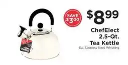 ShopRite ChefElect 2.5-Qt. Tea Kettle offer