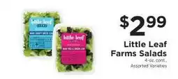 ShopRite Little Leaf Farms Salads offer
