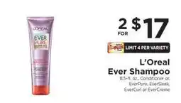 ShopRite L'Oreal Ever Shampoo offer