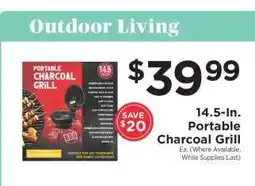 ShopRite 14.5-In. Portable Charcoal Grill offer