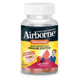 Walgreens Immune Support Gummies with Vitamin C, E, Zinc, Echinacea and Ginger Very Berry offer