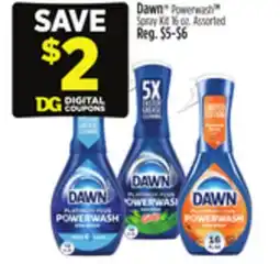 Dollar General Dawn Powerwash Spray Kit offer