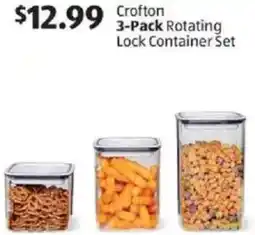 Aldi Crofton 3-Pack Rotating Lock Container Set offer