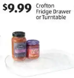 Aldi Crofton Fridge Drawer or Turntable offer
