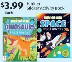 Aldi Hinkler Sticker Activity Book offer