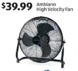 Aldi Ambiano High Velocity Fan offer