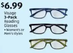Aldi Visage 3-Pack Reading Glasses offer