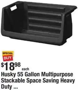 The Home Depot Husky 55 Gallon Multipurpose Stackable Space Saving Heavy Duty offer