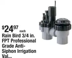 The Home Depot Rain Bird 3/4 in. FPT Professional Grade Anti- Siphon Irrigation offer