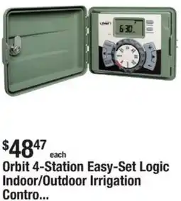 The Home Depot Orbit 4-Station Easy-Set Logic Indoor/Outdoor Irrigation offer