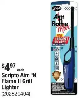 The Home Depot Scripto Aim 'N Flame II Grill Lighter offer