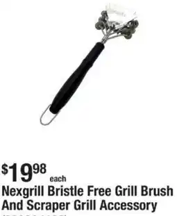 The Home Depot Nexgrill Bristle Free Grill Brush And Scraper Grill Accessory offer
