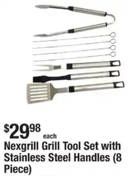 The Home Depot Nexgrill Grill Tool Set with Stainless Steel Handles offer