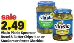 Meijer Vlasic Pickle Spears or Bread & Butter Chips or Stackers or Sweet Gherkins offer