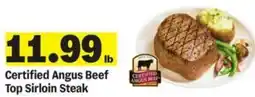 Meijer Certified Angus Beef Top Sirloin Steak offer