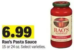 Meijer Rao's Pasta Sauce offer