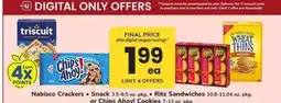 Safeway Nabisco Crackers or Chips Ahoy! Cookies offer