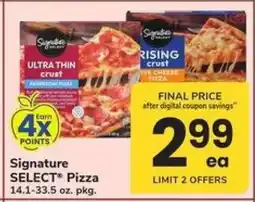Safeway Signature SELECT Pizza offer