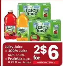 Safeway Juicy Juice offer