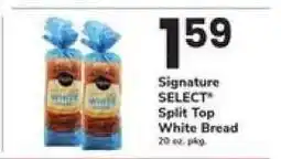 Safeway Signature SELECT Split Top White Bread offer