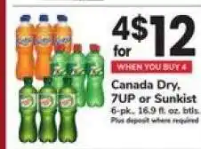 Safeway Canada Dry, 7UP or Sunkist offer