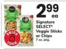 Safeway Signature SELECT Veggie Sticks or Chips offer