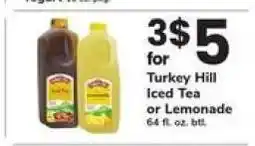 Safeway Turkey Hill Iced Tea or Lemonade offer
