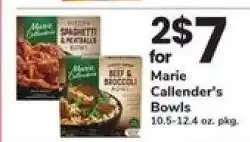 Safeway Marie Callender's Bowls offer