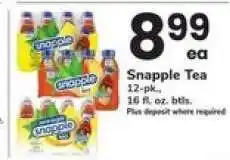 Safeway Snapple Tea offer