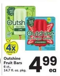 Safeway Outshine Fruit Bars offer