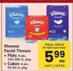 Safeway Kleenex Facial Tissues offer