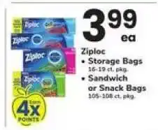 Safeway Ziploc Bags offer