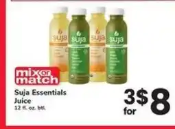 Safeway Suja Essentials Juice offer