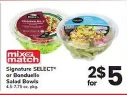 Safeway Signature SELECT or Bonduelle Salad Bowls offer