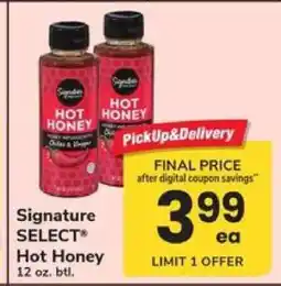 Safeway Signature SELECT Hot Honey offer