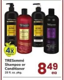 Safeway Tresemme Shampoo or Conditioner offer