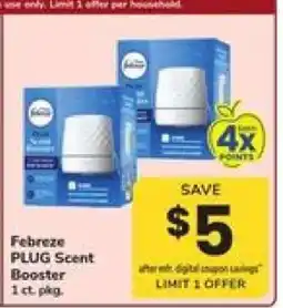Safeway Febreze Plug Scent Booster offer