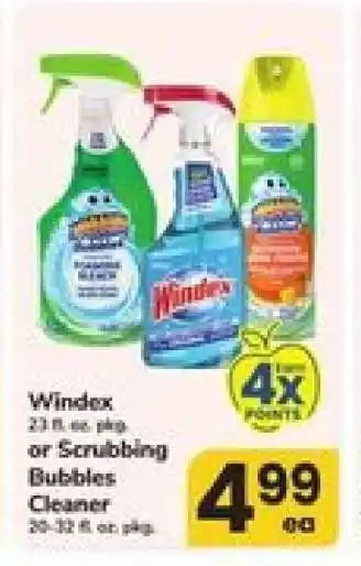 Safeway Windex or Scrubbing Bubbles Cleaner offer