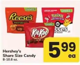 Safeway Hershey's Share Size Candy offer